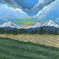 Three Sisters Storm wood panel print