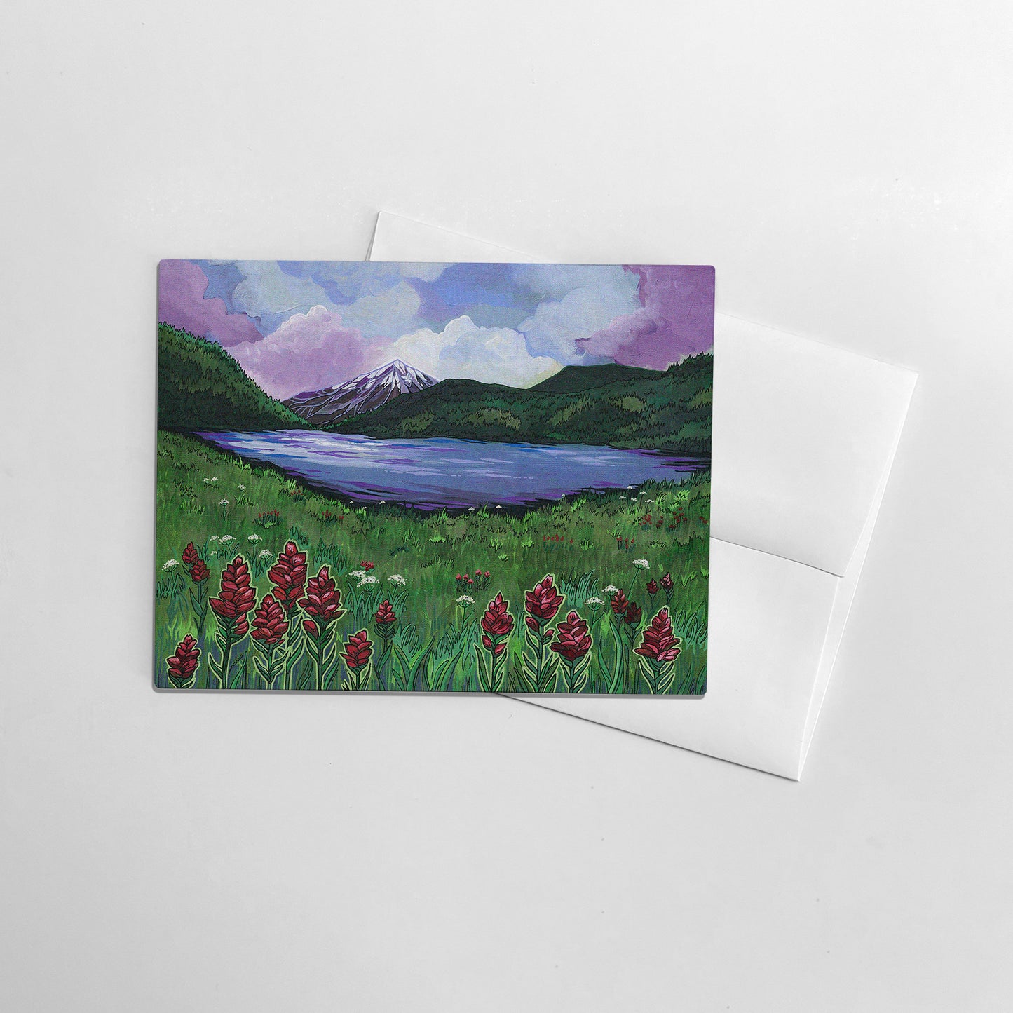 Todd Lake Meadows greeting card