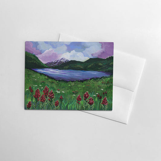 Todd Lake Meadows greeting card