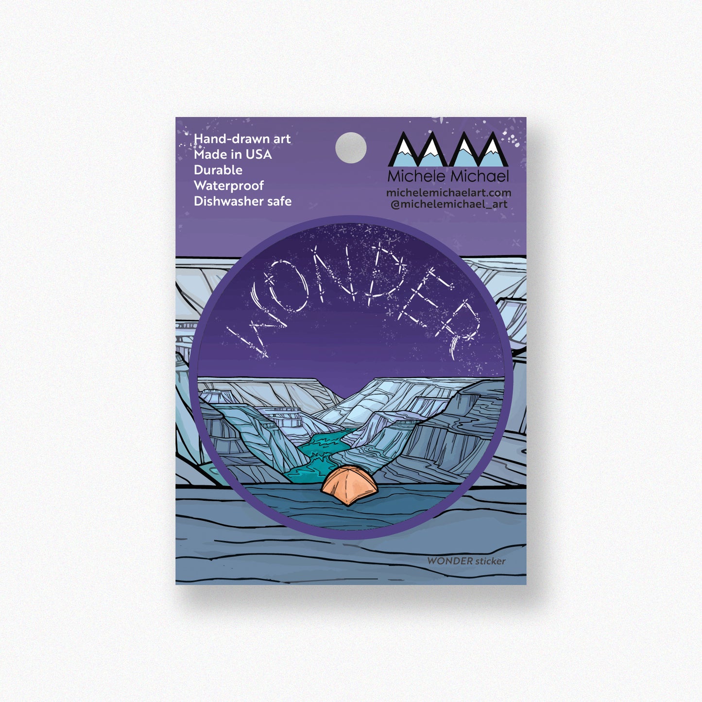 WONDER sticker