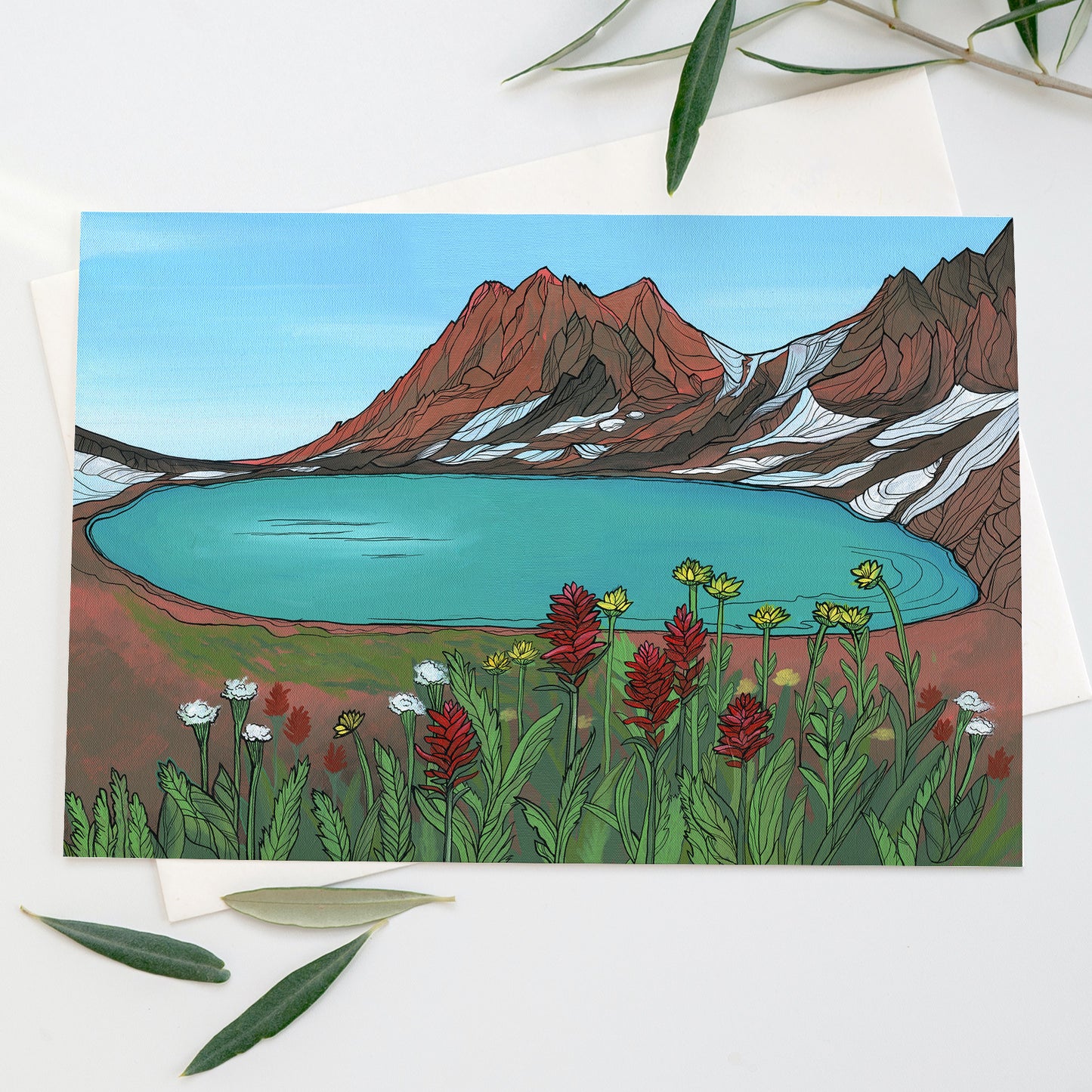 Wild Paintbrush art print