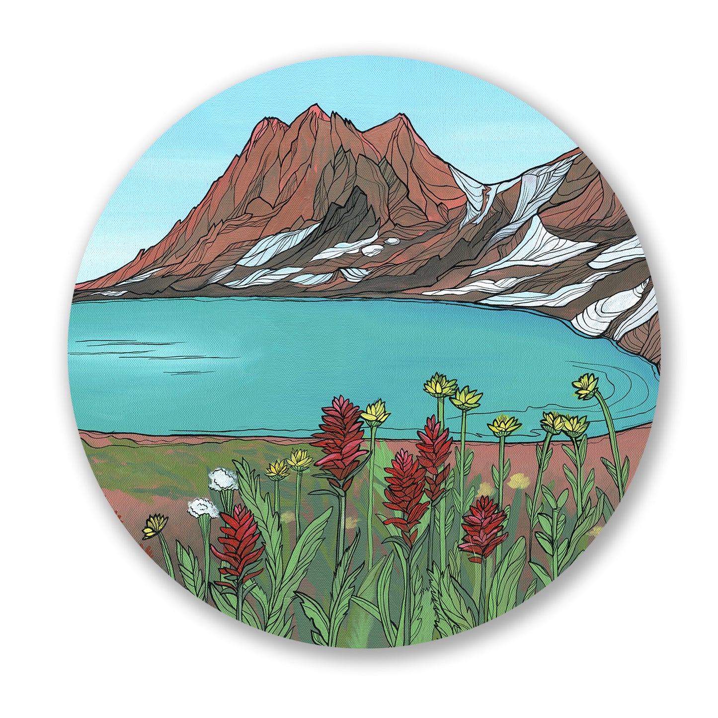 Wild Paintbrush sticker