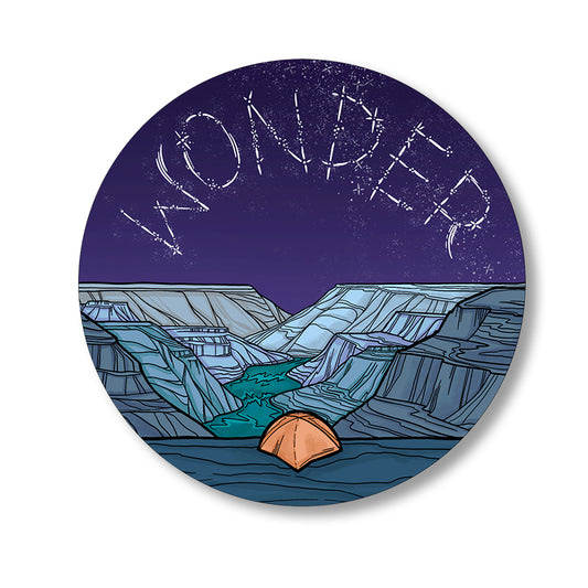 WONDER sticker