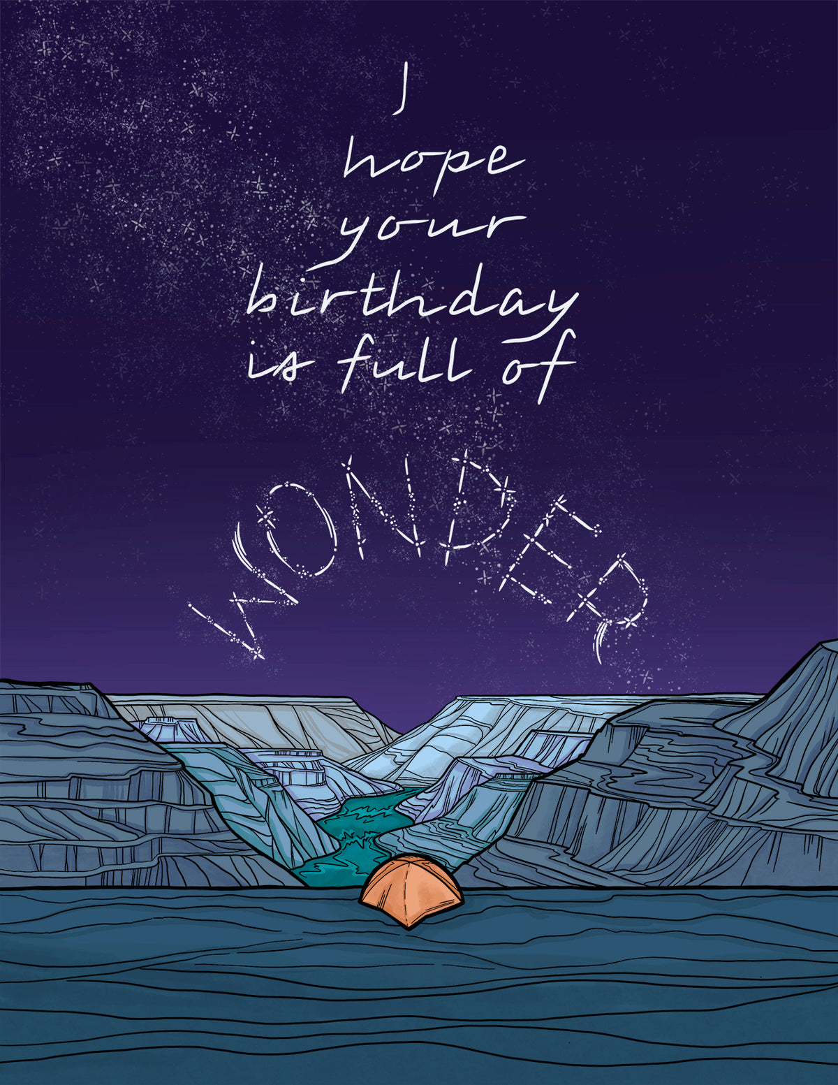 WONDERful Birthday card