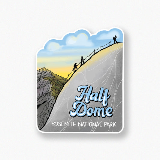 Yosemite Half Dome Cables sticker