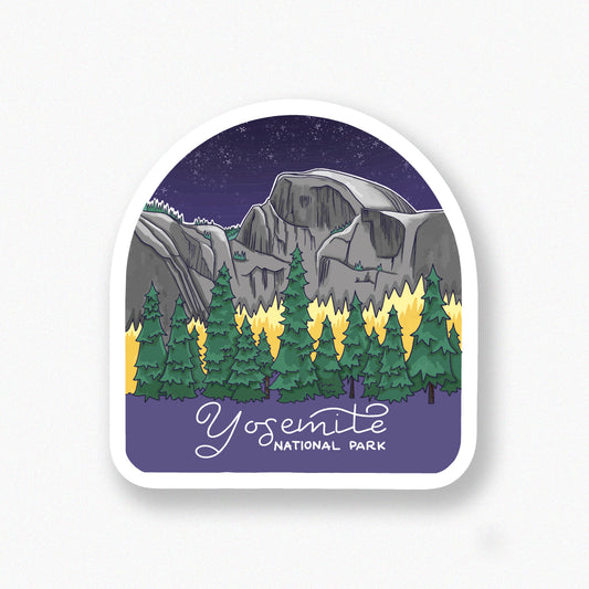 Yosemite Half Dome sticker