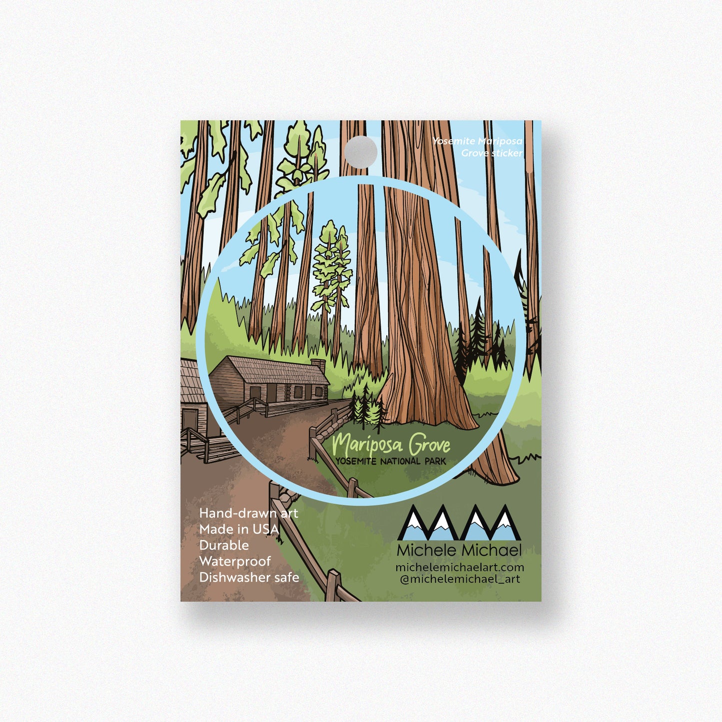 Yosemite Mariposa Grove sticker