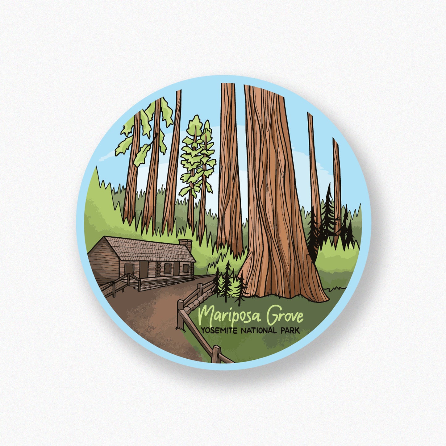 Yosemite Mariposa Grove sticker