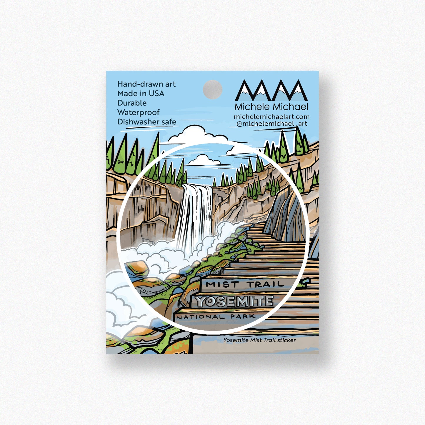 Yosemite Mist Trail sticker