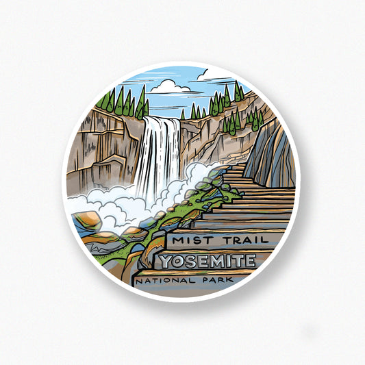 Yosemite Mist Trail sticker