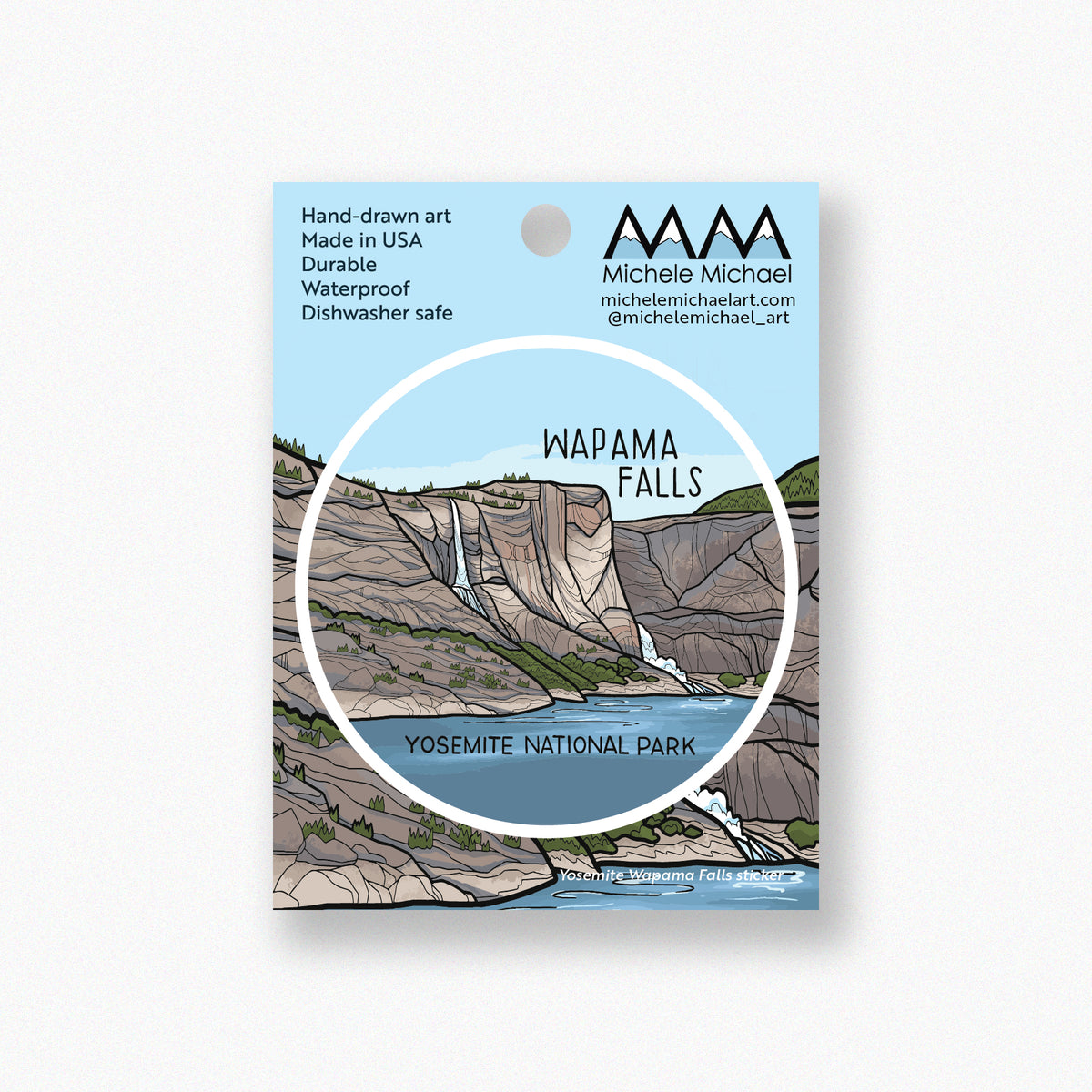 Wapama Falls sticker