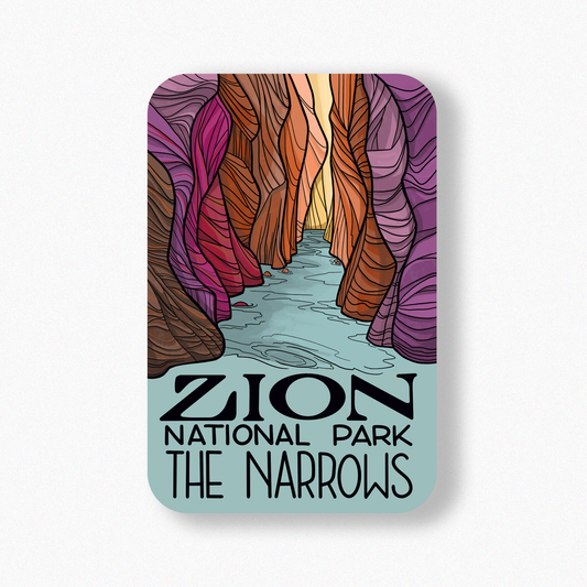 Zion The Narrows sticker