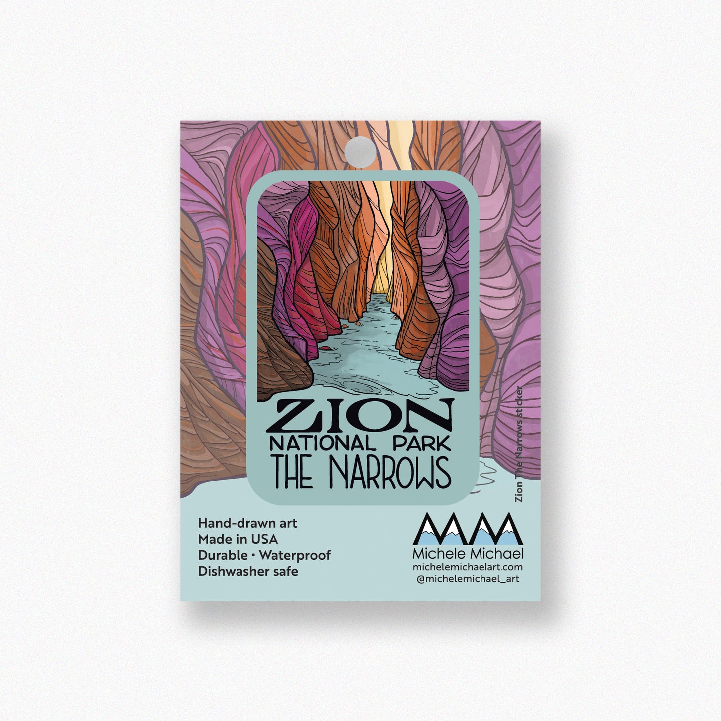 Zion The Narrows sticker