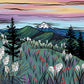 Alpine Wildflowers art print