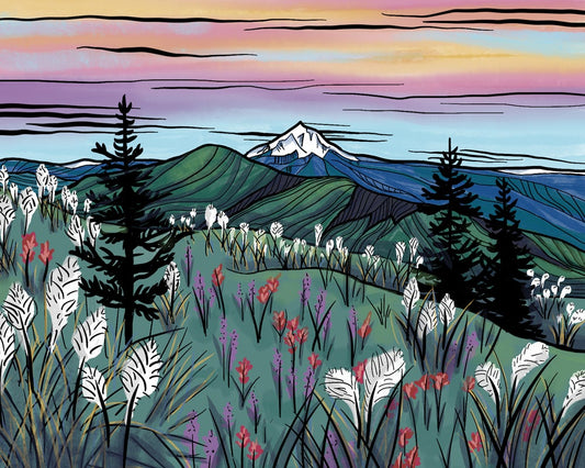 Alpine Wildflowers art print