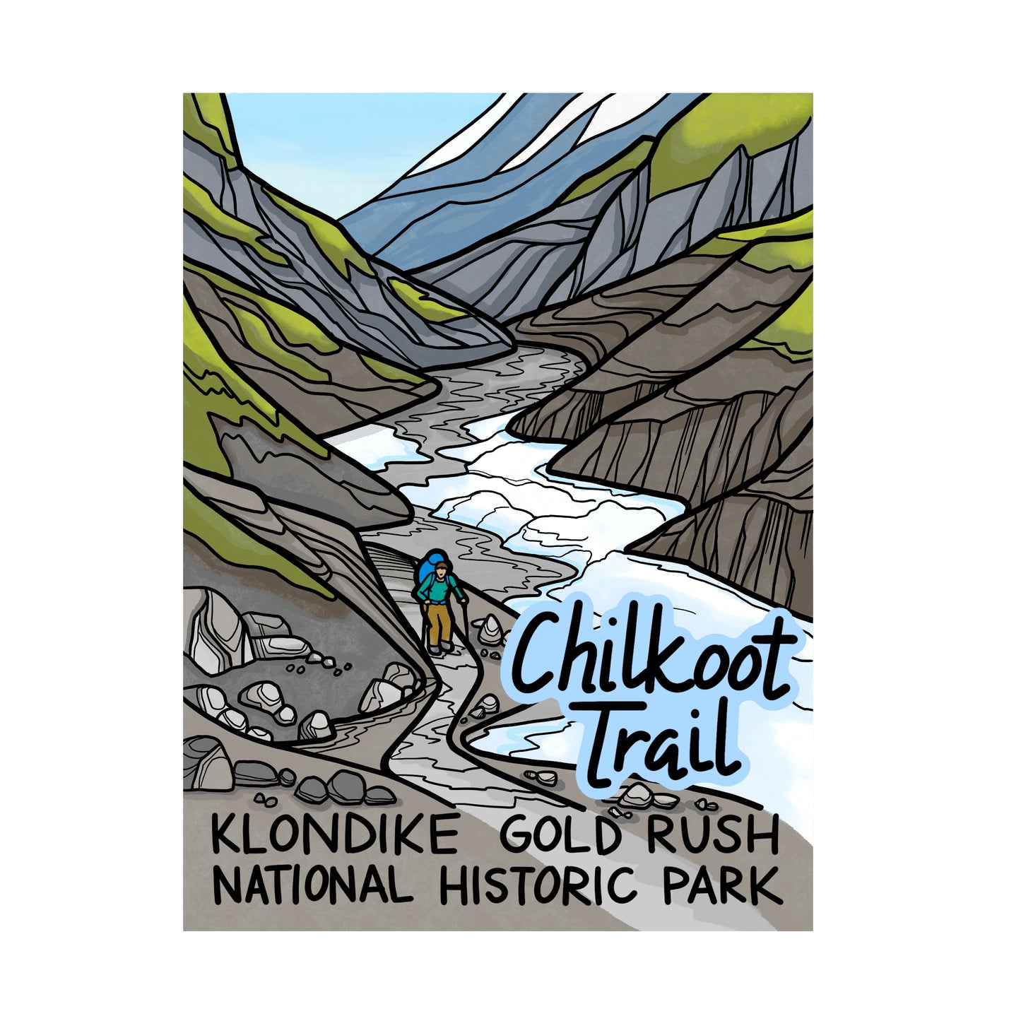 Chilkoot Trail sticker