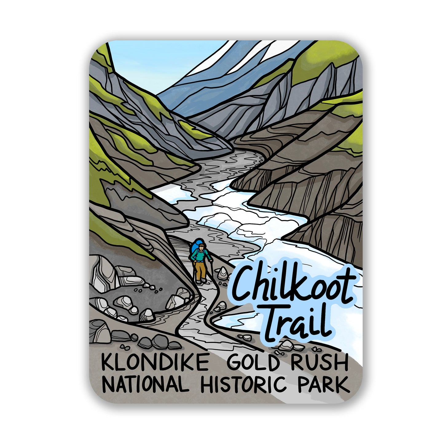 Chilkoot Trail sticker