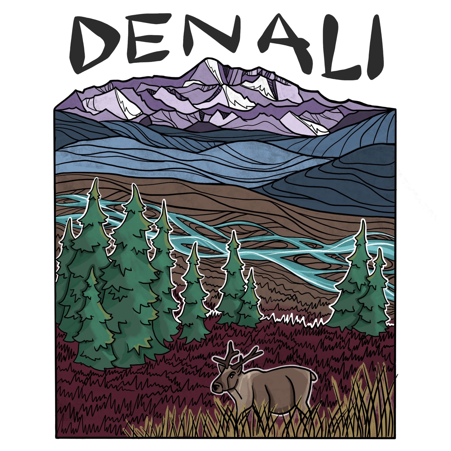 Denali sticker