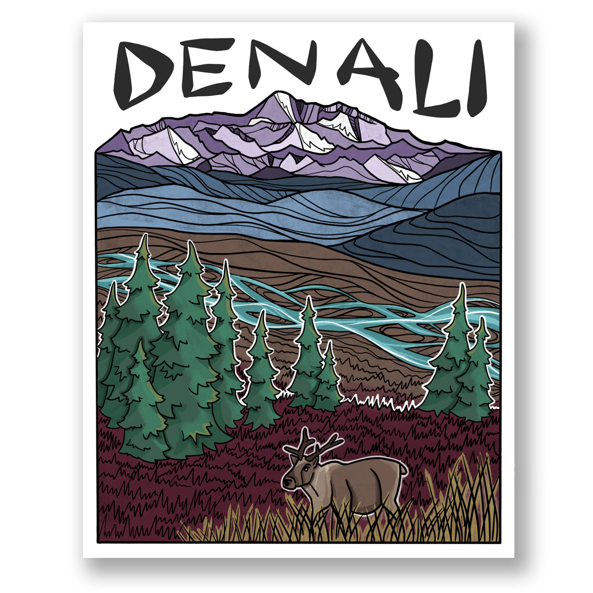 Denali sticker