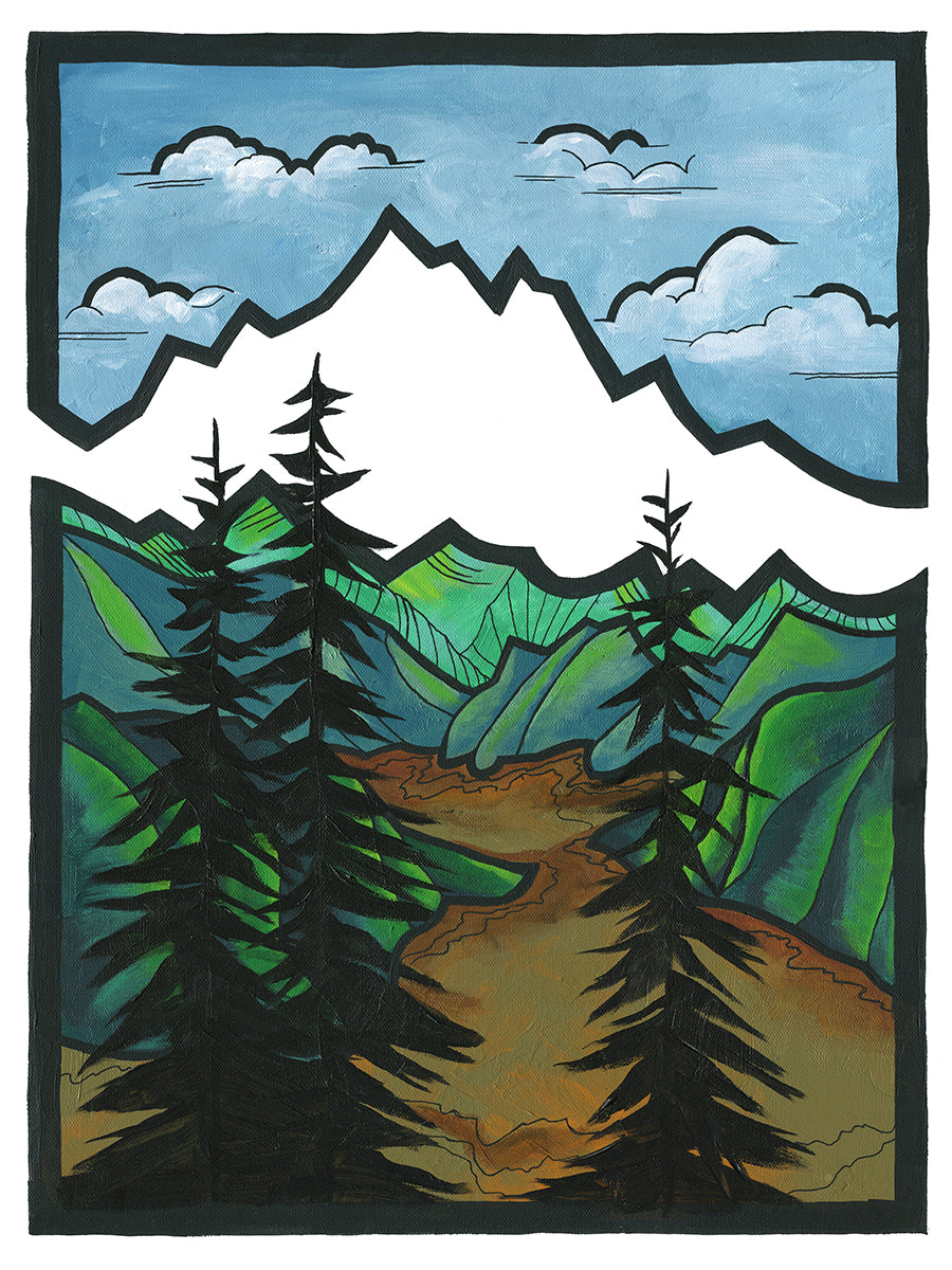 Lost Mountain art print