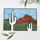 Lost Saguaro art print