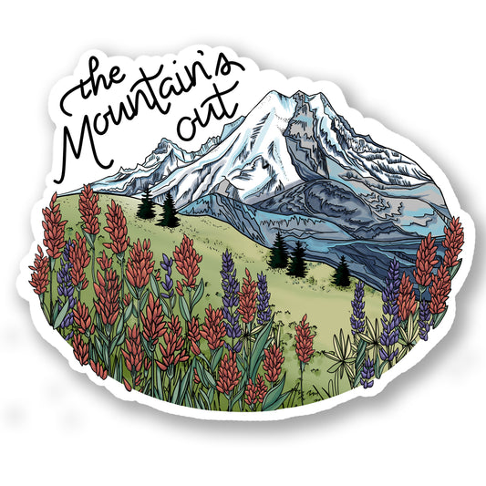 Mt. Rainier Wildflowers sticker