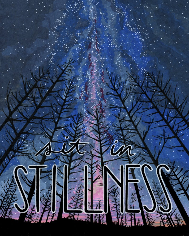 Stillness art print