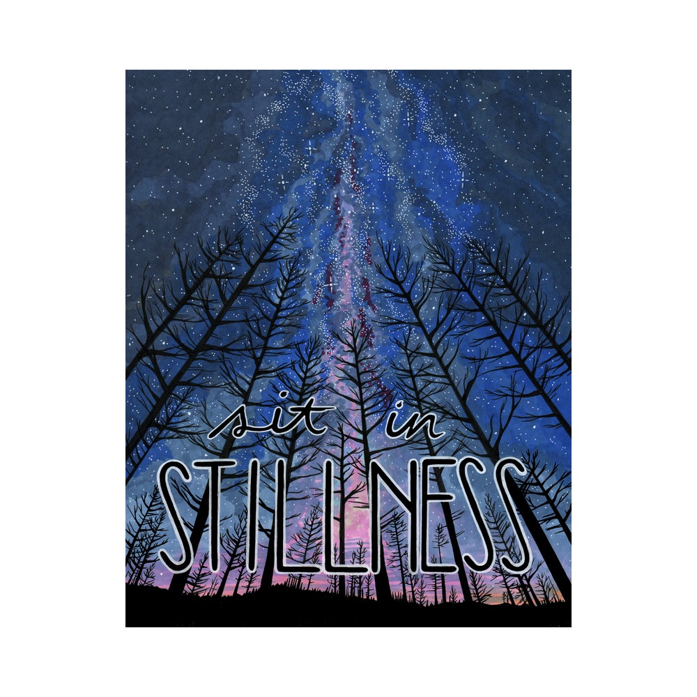 STILLNESS greeting card