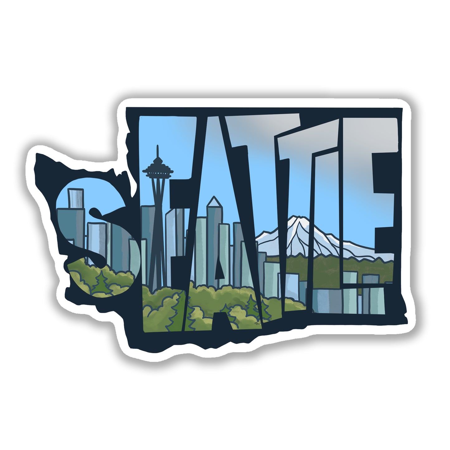 Seattle Space Needle sticker