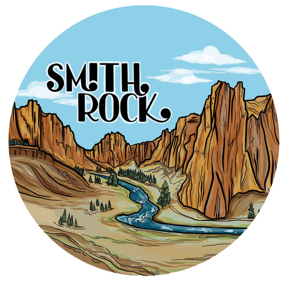 Smith Rock Sky sticker