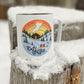 Snowy Cabin Alaska sticker