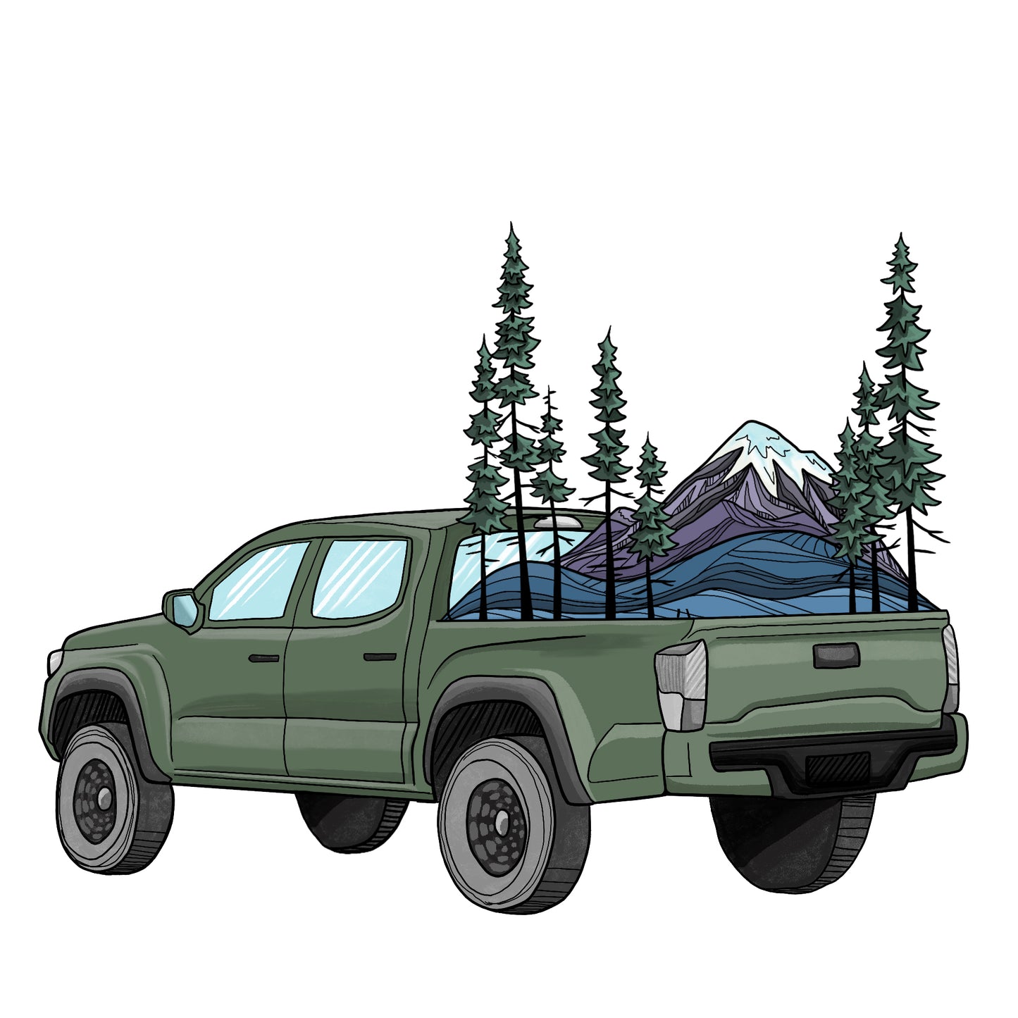 Tacoma Forest sticker