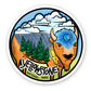 Yellowstone Bison sticker
