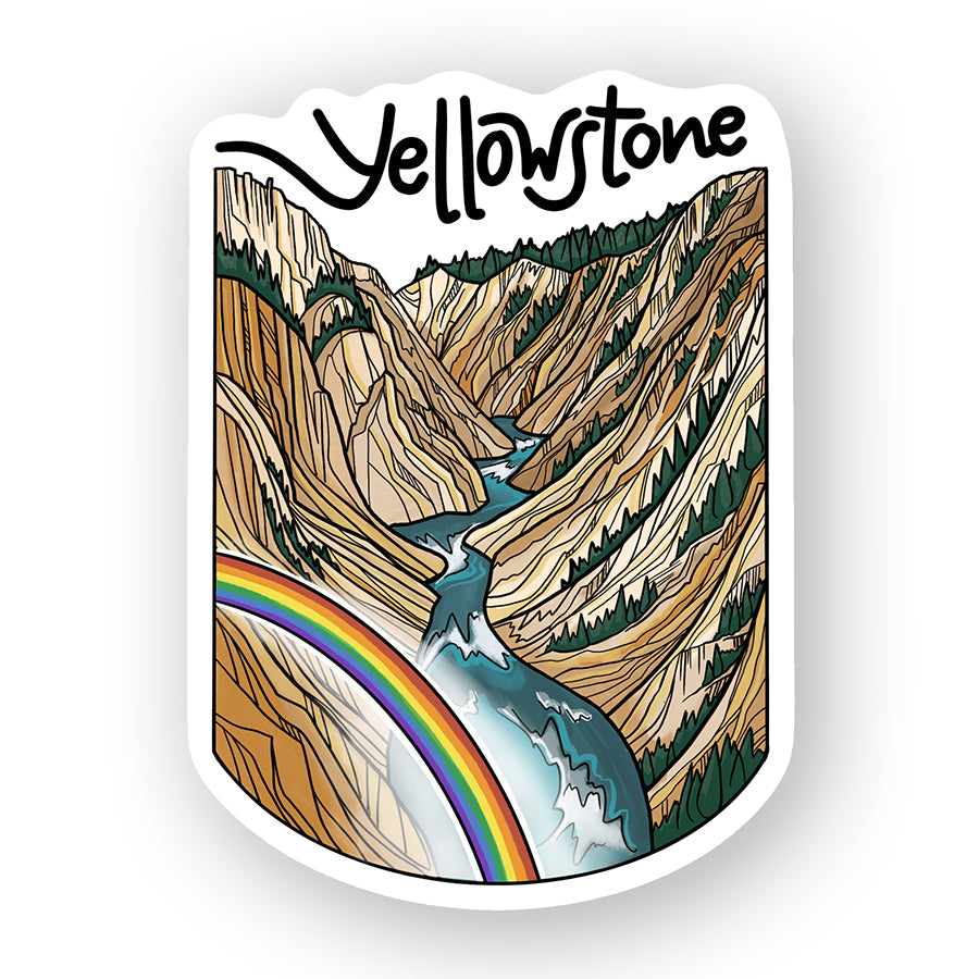 Yellowstone National Park sticker