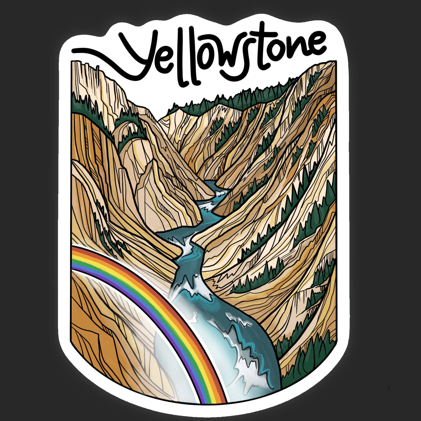 Yellowstone National Park sticker