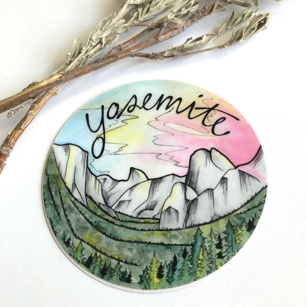 Yosemite sticker 3"