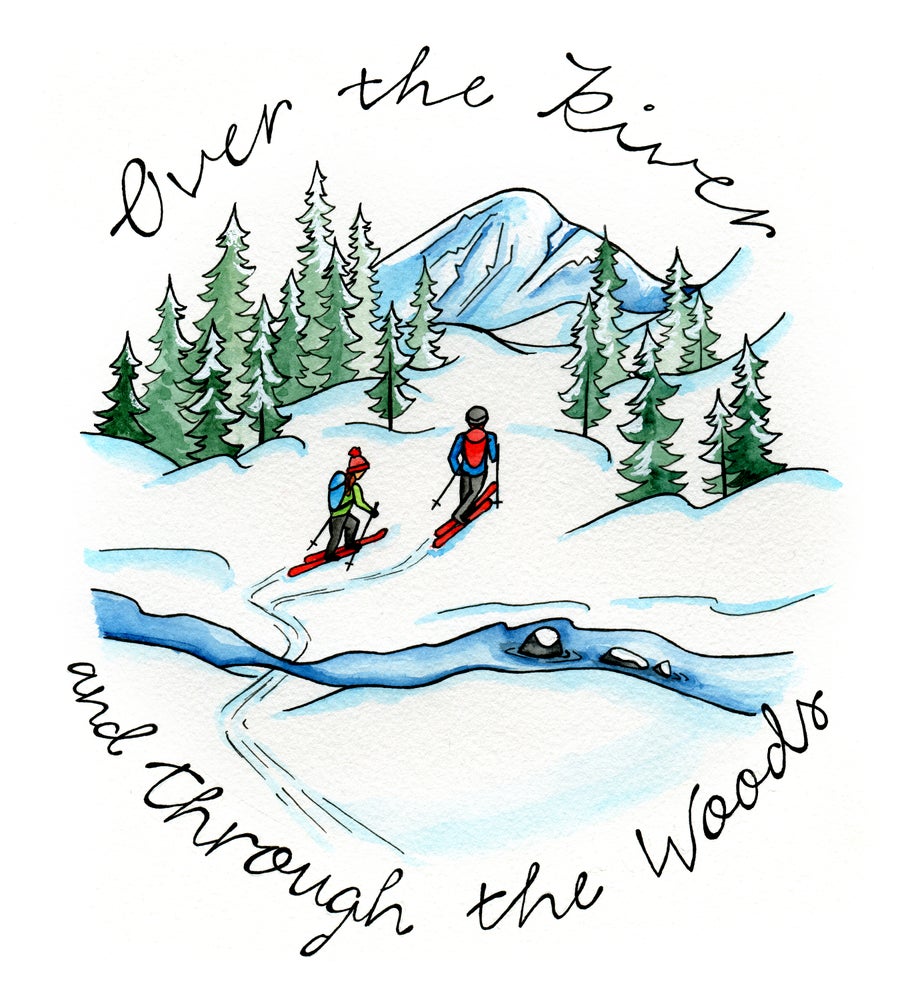 Over the River holiday card