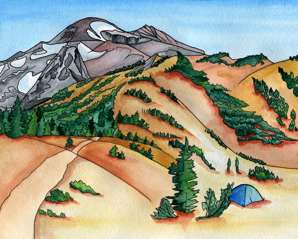 South Sister art print