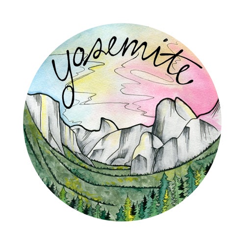 Yosemite sticker 3"